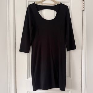 Frenchi Black Dress Back Keyhole Cutout Neckline Junior Teen